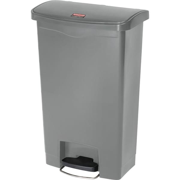 Waste Container, Front Pedal, Hands-free, 50L/13G, Gray